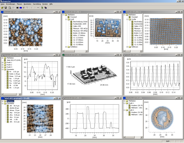 Ansicht der Benutzeroberfläche